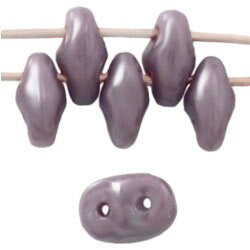 2/5MM MATUBO SUPERDUO Luster Opaque Violet Beads