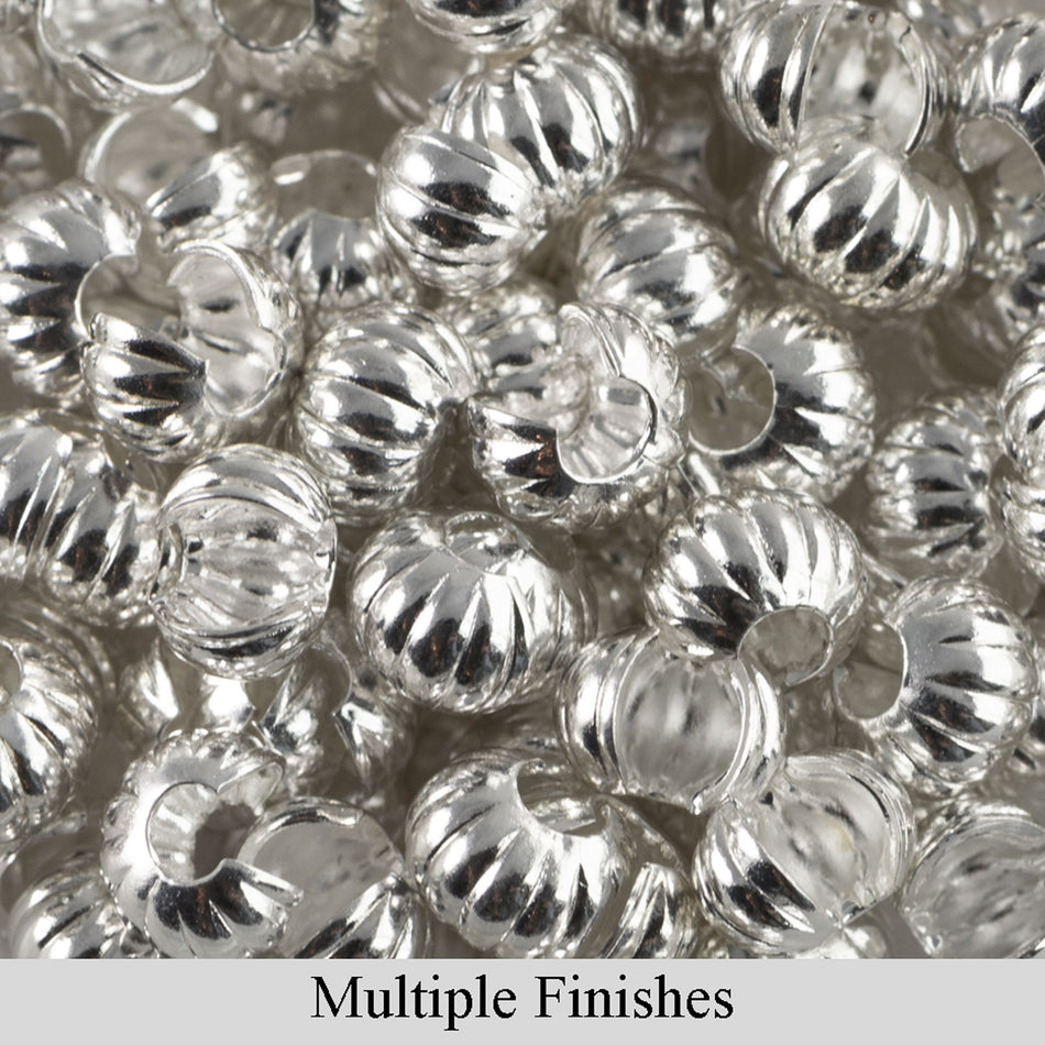 4mm Corrugated Ribbed Crimp Covers (144)