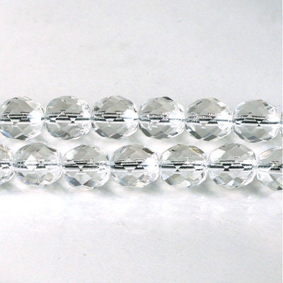 8mm Czech Crystal Firepolish Faceted Glass Beads (25)