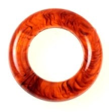 Tortoise Acrylic Hoop Rings 25mm (4)