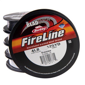 4lb Fireline Smoke Grey Thread .005in/0.12mm 15/50/125/300yd.