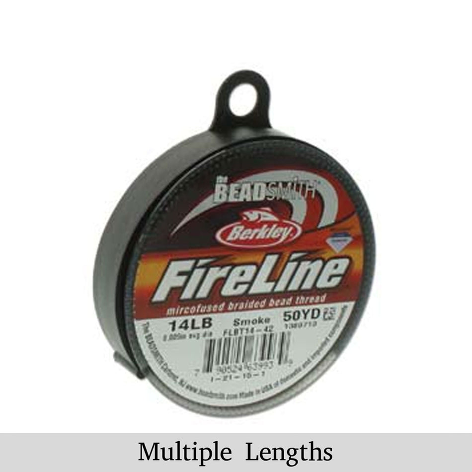 14lb Fireline Smoke Grey Thread .009in/0.22mm 50/125yd.