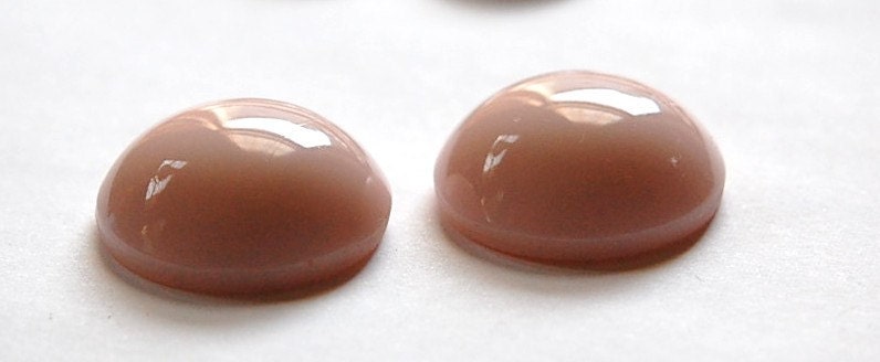 Vintage Light Pink Glass Cabochon 25mm Germany cab708E