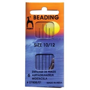 Size 10/12 Pony Beading Needles