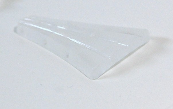 Large Vintage Matte Crystal Acrylic 3 Strand Pendant Focal Bead pnd044B