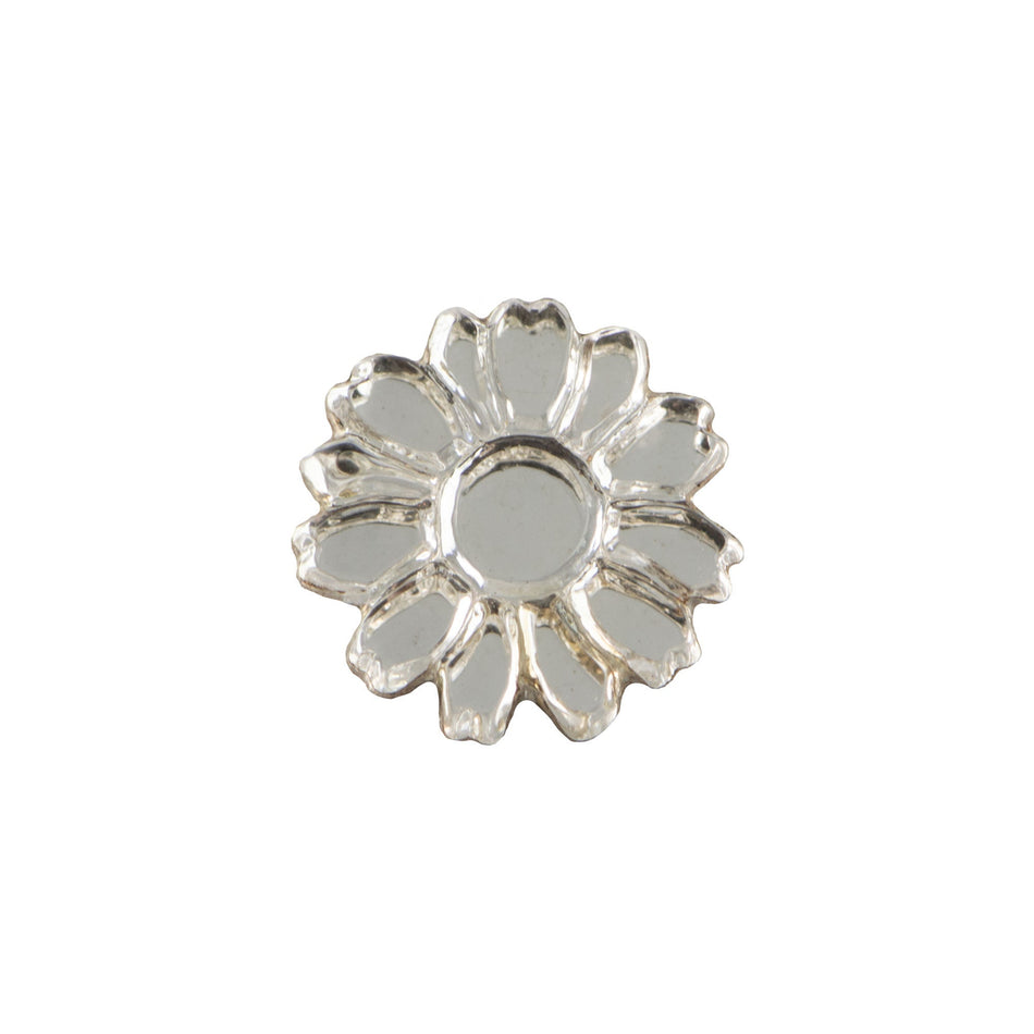 10mm Crystal Glass Flower Cabochon (2)