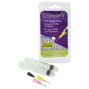 Crystal FX Glue Syringes and Tips Medium Viscosity
