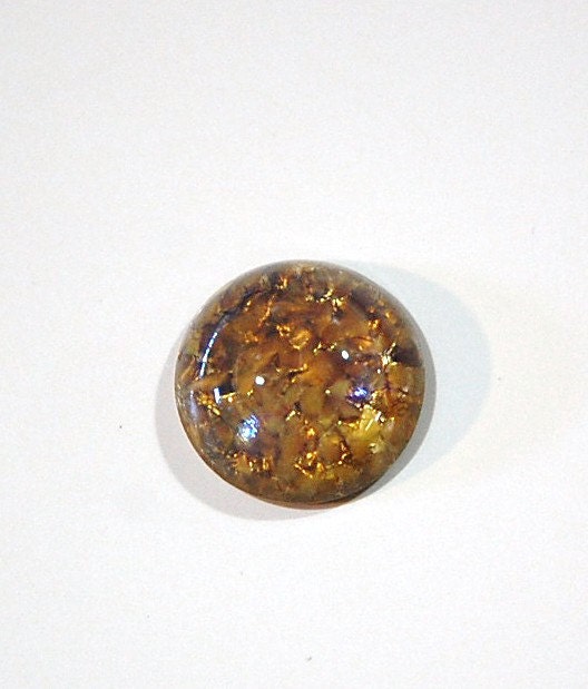 Topaz Foil Opal Round Cabochon 18mm (1) cab3008D