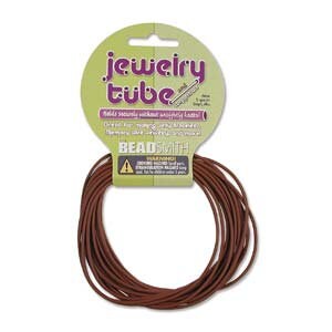 2mm Brown Jewelry Tube 5 Yards