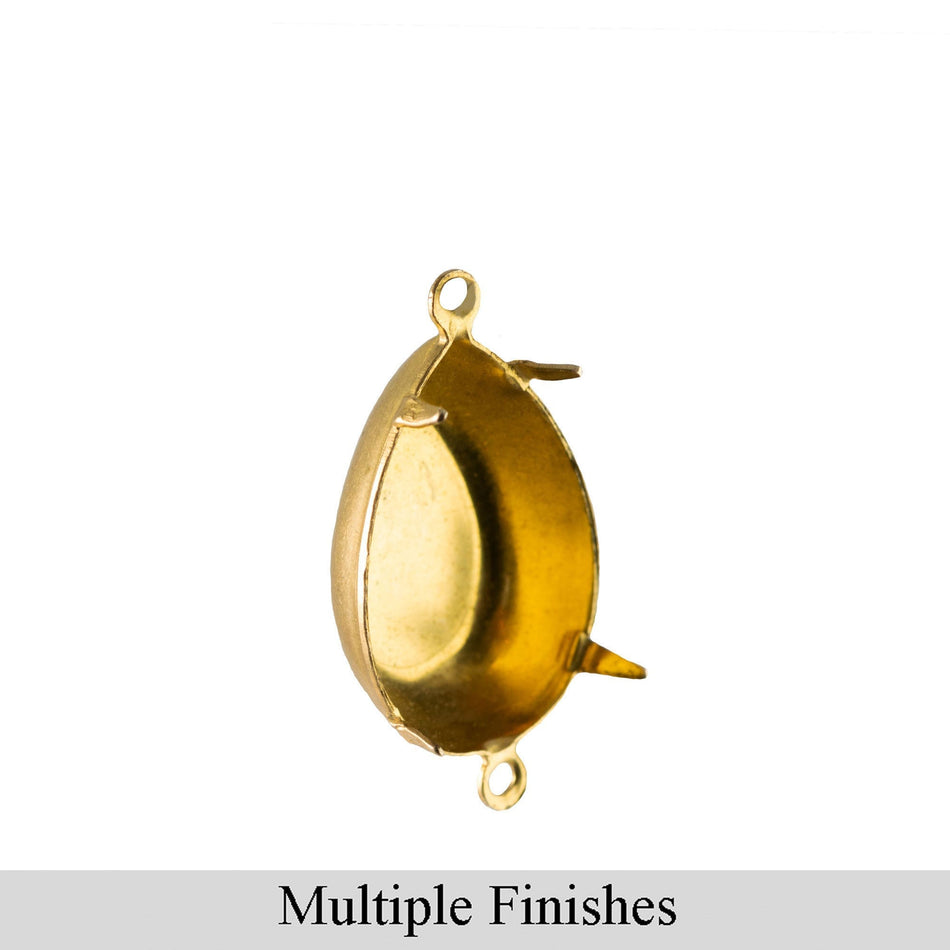 18x13mm Teardrop 2 Loop Closed Back Settings (8)
