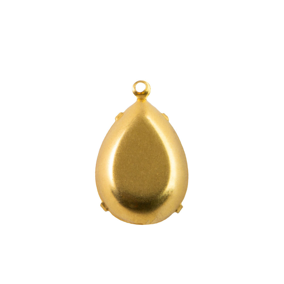 18x13mm Teardrop 1 Loop Closed Back Settings (8)