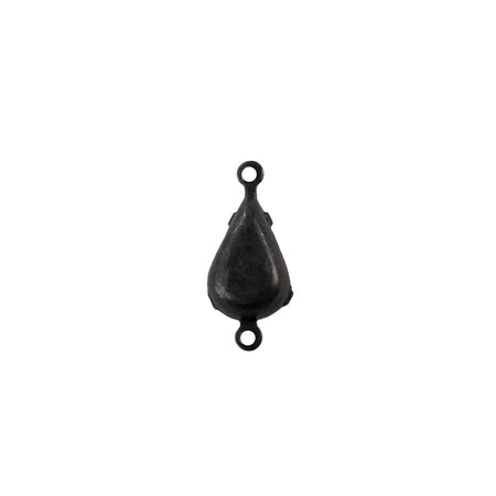 10x6mm Light Amethyst Faceted Glass Teardrop Stone in 2 Loop Setting