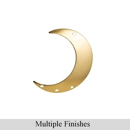 4 Hole ONLY LEFT Facing Crescents 33x28mm (4)