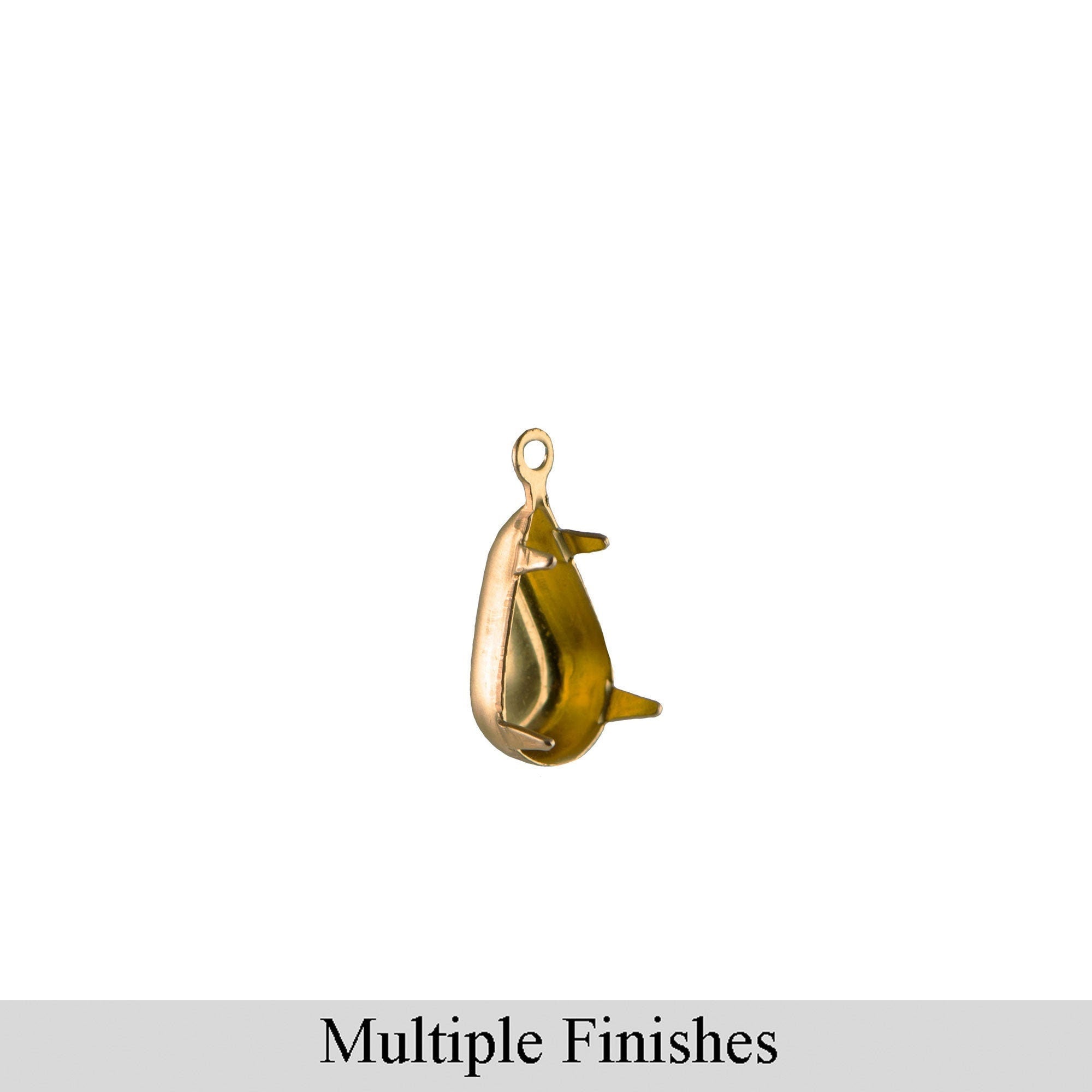 8x4mm Teardrop 1 Loop Closed Back Settings (20)