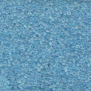 1.8MM MIYUKI CUBE Aqua AB Seed Bead (8g)