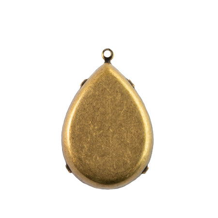 25x18mm Teardrop 1 Loop Closed Back Settings (6)