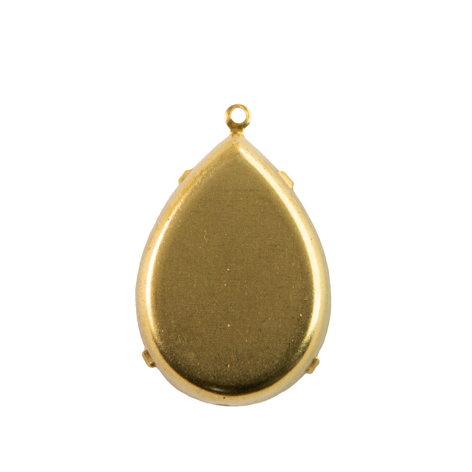 25x18mm Teardrop 1 Loop Closed Back Settings (6)