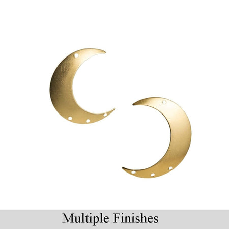 4 Hole BOTH Left and Right Crescents 33x28mm (4)