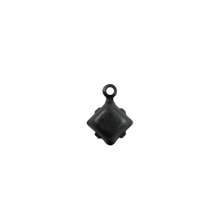 6mm Purple Moonglow Glass Square Stone in 1 Loop Setting