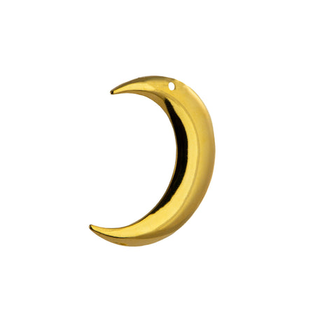 1 Hole ONLY LEFT Facing Crescents 33x28mm (4)