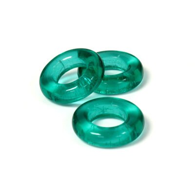 14mm Preciosa Emerald Glass Ring Link (6)