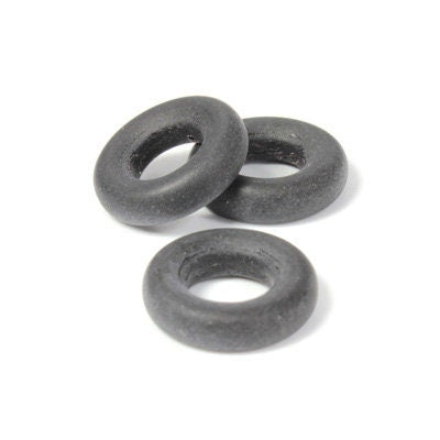 14mm Preciosa Matte Black Smooth Glass Ring (6)