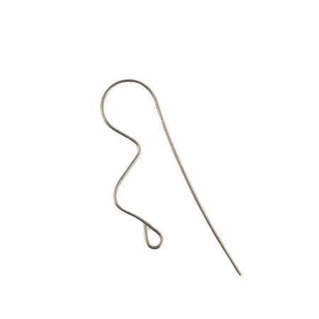 Surgical Steel Squiggle Long Ear Wires (12)