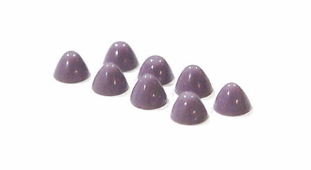 Vintage Opaque Purple High Dome Glass Cabochons 7mm cab701KK