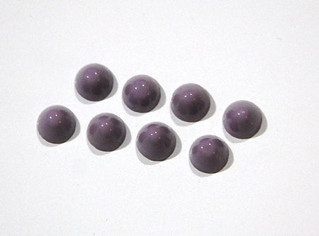 Vintage Opaque Purple High Dome Glass Cabochons 7mm cab701KK