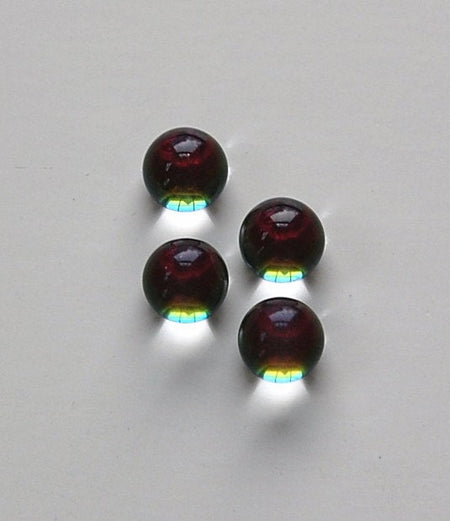 Czech Crystal Vitrail Clear Ball Cabochon 10mm (4) cab357A