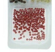 2mm Lava Red True 2 Czech Faceted Fire Polished Glass Beads (2g)