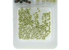 2mm Pastel Lime True 2 Czech Faceted Fire Polished Glass Beads (2g)