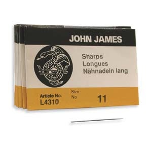 Size 11 Sharps John James Needles