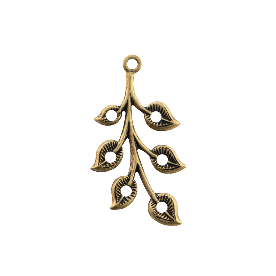 7 Hole Leaf Branch Pendant (4)