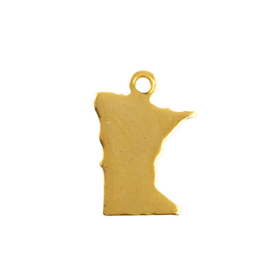 Minnesota Blank State Charms (6)