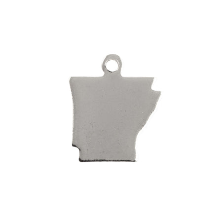 Arkansas Blank State Charms (6)