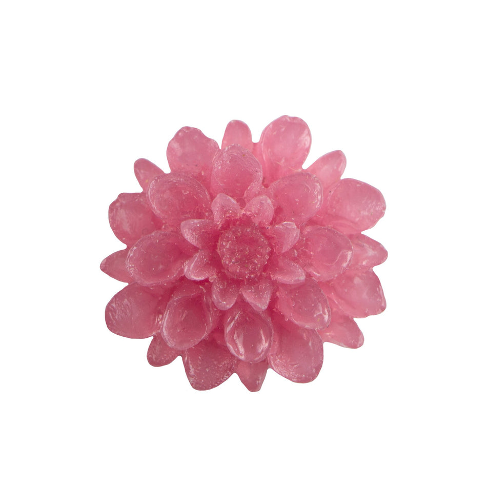 18mm Dahlia Flower Plastic Cabochon (4)