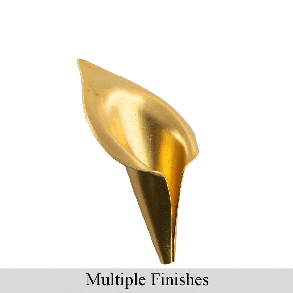 Large Calla Lily Bead Caps 52x27mm (2)
