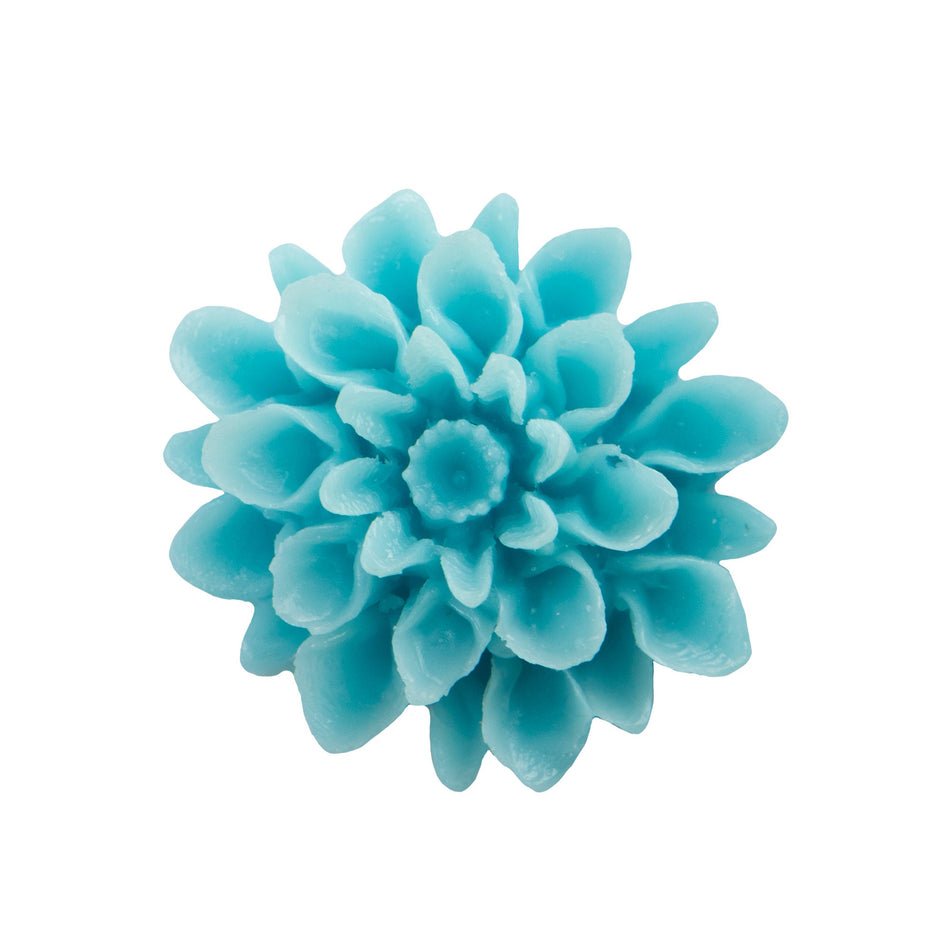 18mm Dahlia Flower Plastic Cabochon (4)