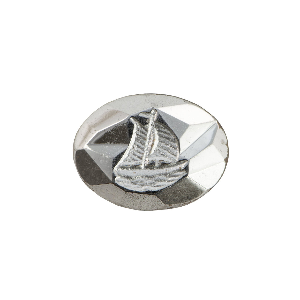 20x15mm Topaz Sailboat Intaglio Glass Oval Stone (1)