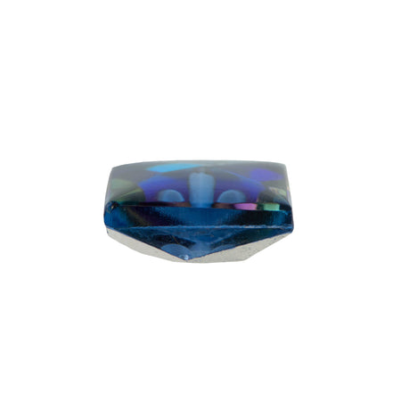 18mm Fleur-De-Lis Intaglio Glass Square Stone (1)