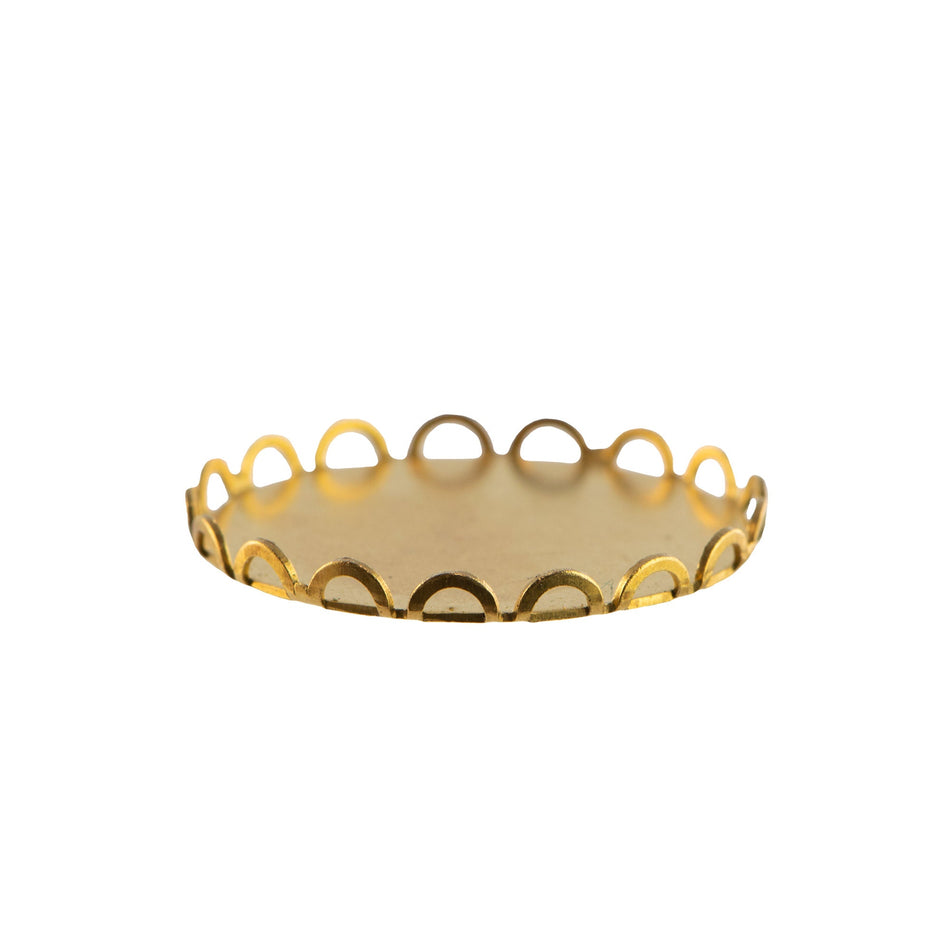 22mm No Loop Raw Brass Lace Edge Round Setting (6)