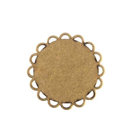 18mm Flat Pad Lace Edge Round Setting (8)