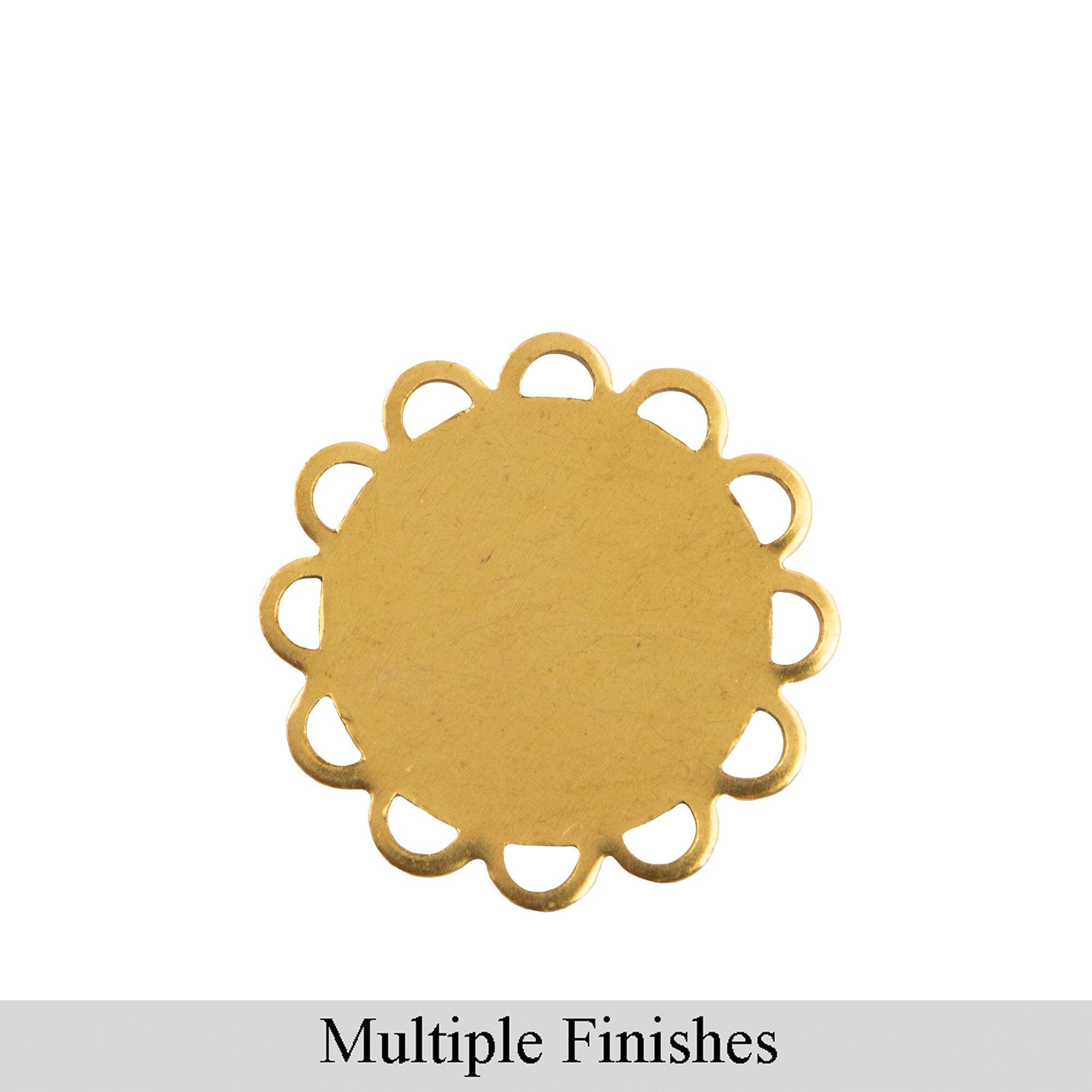 15mm Flat Pad Lace Edge Round Setting (10)