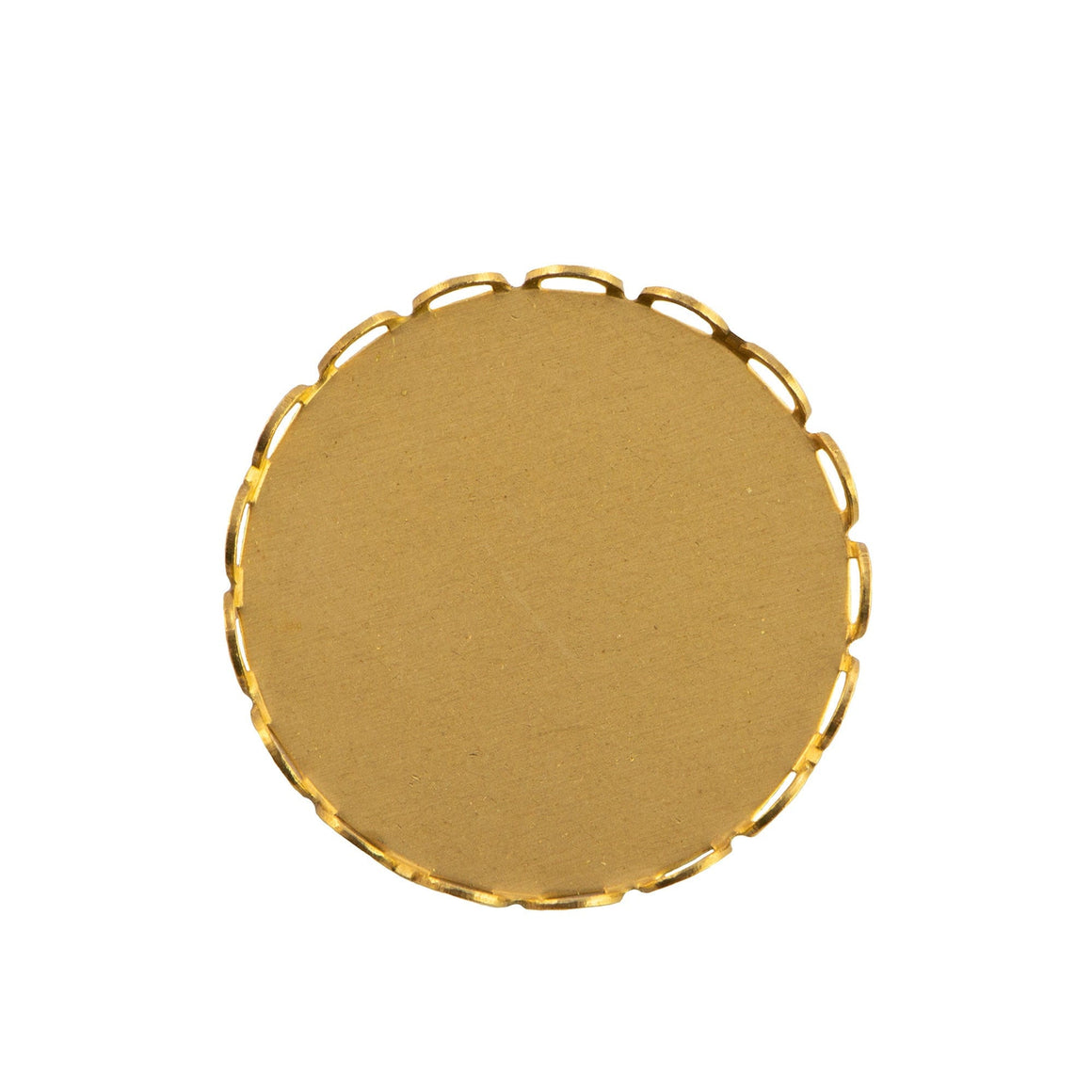 22mm No Loop Raw Brass Lace Edge Round Setting (6)