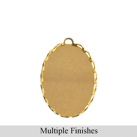 25x18mm 1 Loop Lace Edge Oval Setting (6)