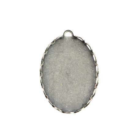 25x18mm 1 Loop Lace Edge Oval Setting (6)