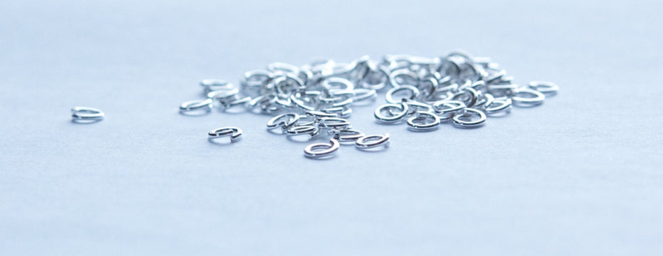 Silver Plated 4mm Open Jumprings 21 Gauge (100) fnd005