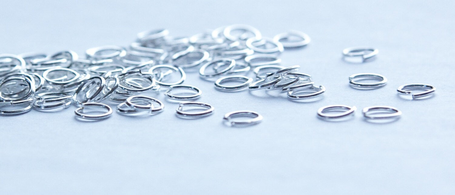 Silver Plated 6mm Open Jumprings 21 Gauge Nickel Free (100) fnd006