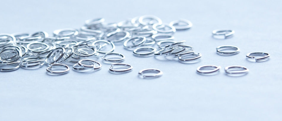 Silver Plated 6mm Open Jumprings 21 Gauge Nickel Free (100) fnd006